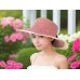 Straw Big Rim Hat w/ Bow - Pink - HT-M15PK
